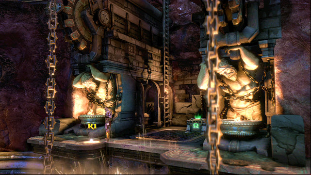 After finishing the climb, pick up Letter from the Scribe of Hecatonchires open green chest and use a ladder - Second fight with the Hand of Hecatonchires - Chapter 3: The Guard House - God of War: Ascension - Game Guide and Walkthrough