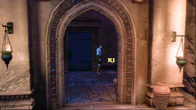 Just after an entrance to the village you find a shiny hammer - The beginning of the village - Chapter 5: The Village of Kirra - God of War: Ascension - Game Guide and Walkthrough