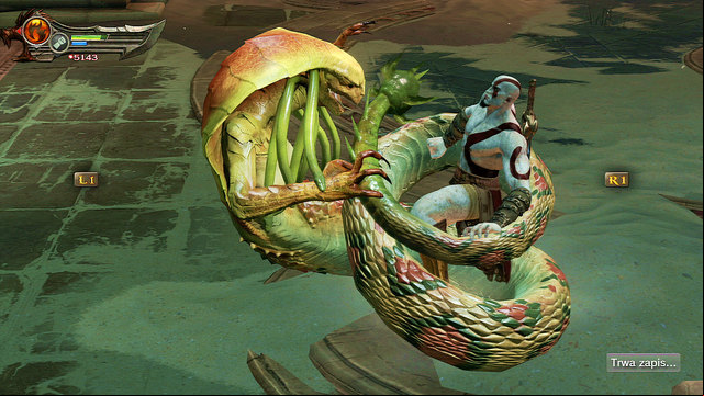 Here, youll fight the Medusa - Broken bridge, Roller-Riddle and Medusa - Chapter 5: The Village of Kirra - God of War: Ascension - Game Guide and Walkthrough