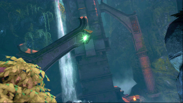 Moving forward, defeat a group of parasites and get to the slide - Walkthrough - Chapter 6: The Cistern - God of War: Ascension - Game Guide and Walkthrough
