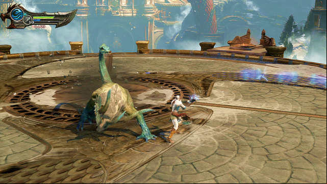 On the top of the tower youll be attacked by chimera - Chimera fight - Chapter 7: The Tower of Delphi - God of War: Ascension - Game Guide and Walkthrough