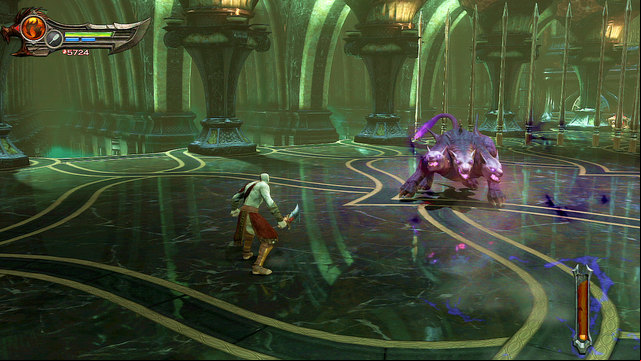 Youll be attacked by Cerberus ed by demonic hounds - Fight with Cerberus - Chapter 10: The Temple of Delphi - God of War: Ascension - Game Guide and Walkthrough