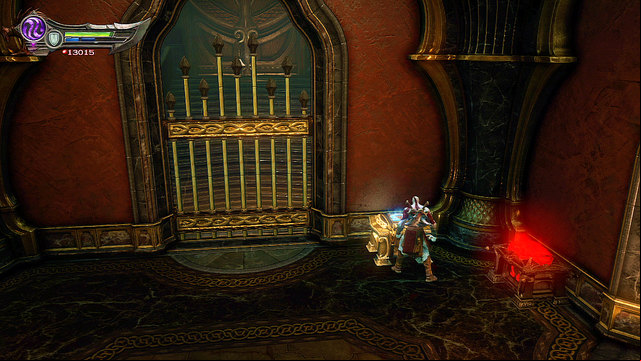 the chamber with gas and go to the last room for chests - Soul of Hades - Chapter 11: Delphi Catacombs - God of War: Ascension - Game Guide and Walkthrough