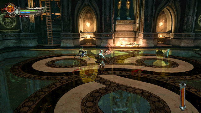 Here you meet Harpies for the first time - White Hourglass - Chapter 11: Delphi Catacombs - God of War: Ascension - Game Guide and Walkthrough
