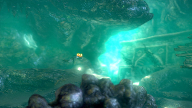Choose the lower path and search the bottom - Walkthrough - Chapter 15: The Grotto - God of War: Ascension - Game Guide and Walkthrough