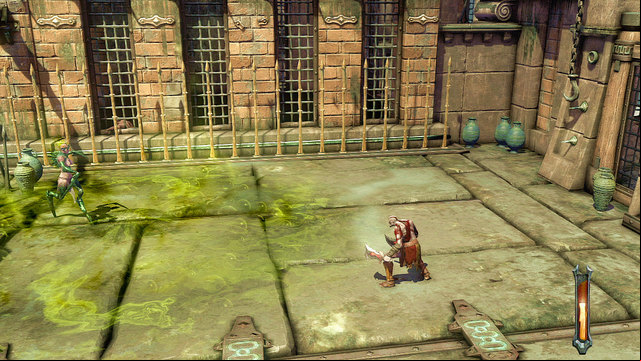Youll fight an Empusa - Walkthrough - Chapter 16: Prison of the Damned (pt. 2) - God of War: Ascension - Game Guide and Walkthrough