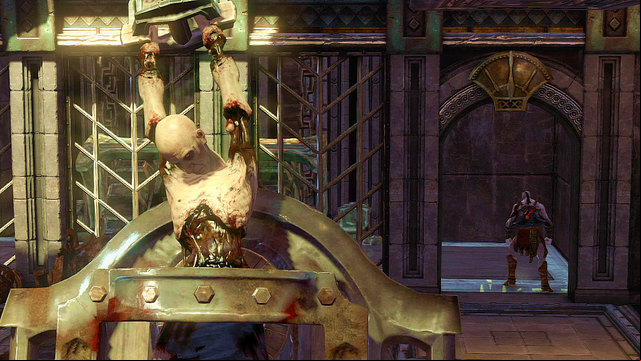 This opens a age to elevator - Walkthrough - Chapter 17: Martyrs Chamber - God of War: Ascension - Game Guide and Walkthrough