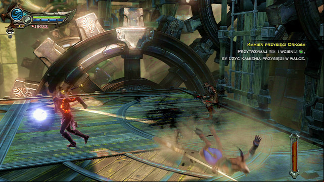 You get onto an arena with Satyrs - Walkthrough - Chapter 21: The Forearm of Apollo - God of War: Ascension - Game Guide and Walkthrough