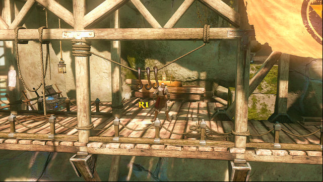 Go left, heal and get mana from chests - Walkthrough - Chapter 22: The Ribs of Apollo - God of War: Ascension - Game Guide and Walkthrough