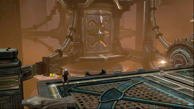 Nearby, you find a lever - Walkthrough - Chapter 25: The Furnace (pt. 2) - God of War: Ascension - Game Guide and Walkthrough