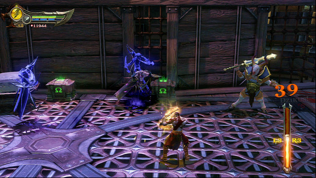 When you defeat them, a bigger Satyr and another spectre appear - Walkthrough - Chapter 26: Eyes of Apollo - God of War: Ascension - Game Guide and Walkthrough