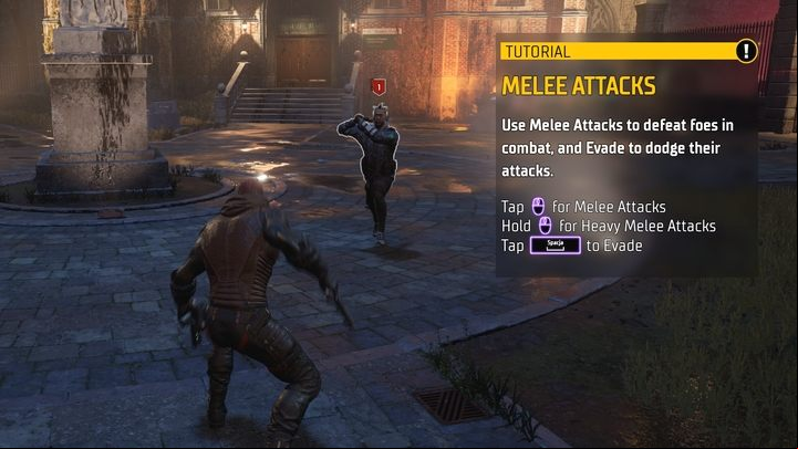 After taking the hard drive, leave the building - you'll take part in combat for the first time - Gotham Knights: Kirk Langstrom - walkthrough - Chpater 1 - Gotham Knights Guide, Walkthrough