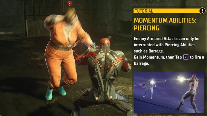 After talking with Harley Quinn, a miniboss encounter takes place - against The Godmother - Gotham Knights: Blues Blackgate - walkthrough - Chpater 1 - Gotham Knights Guide, Walkthrough