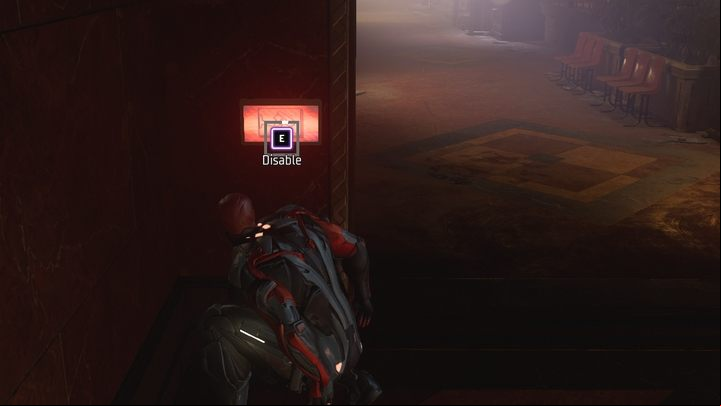 Additionally, you can turn off cameras if you reach a dedicated control - Gotham Knights: The Langstrom Drive - walkthrough - Chpater 1 - Gotham Knights Guide, Walkthrough