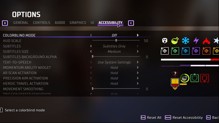 Accessibility settings can be found in a special tab in the game options - Gotham Knights: Accessibility Features - Appendix - Gotham Knights Guide, Walkthrough