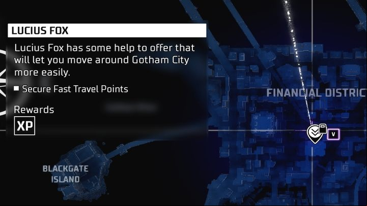 Before you can use fast travel, you must secure fast travel points - Gotham Knights: Aka Oswald Cobblepot - walkthrough - Chapter 2 - Gotham Knights Guide, Walkthrough