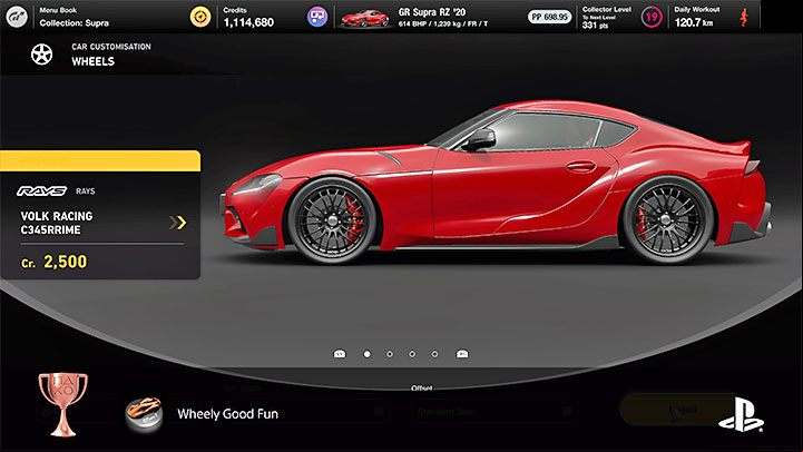How to unlock: Bought 10 sets of wheels - Gran Turismo 7: Trophies - list, trophy guide - Appendix - Gran Turismo 7 Guide