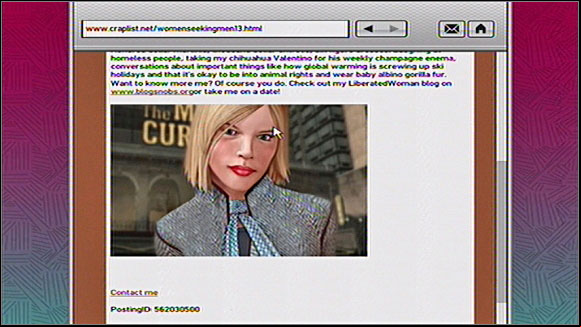 You can meet her thanks to the www - Dates - Side-missions - Grand Theft Auto IV - Game Guide and Walkthrough
