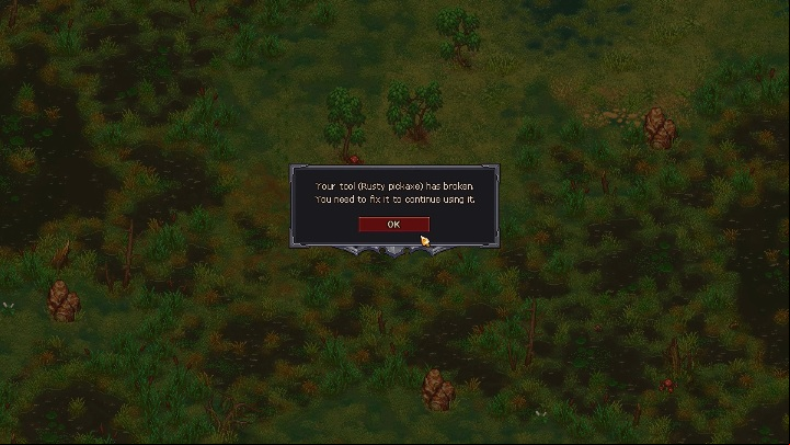 At the very beginning of Graveyard Keeper you will get a shovel, axe and pickle - Repairs and upgrades in Graveyard Keeper Game - Workstations and tools - Graveyard Keeper Game Guide