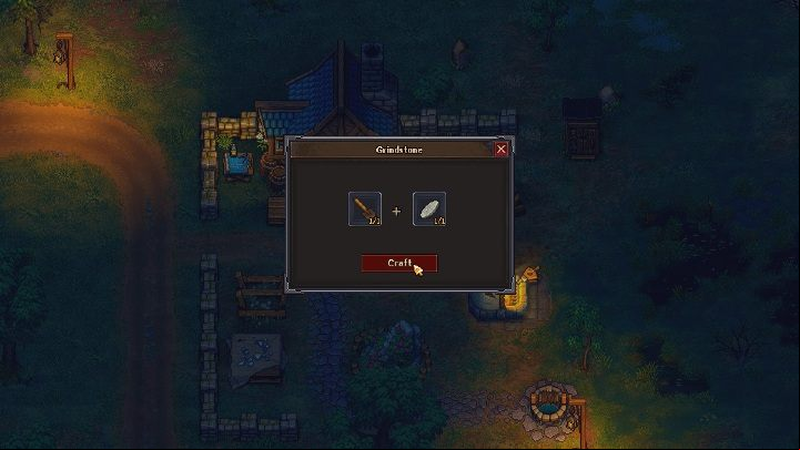 To get a sword you have to take a letter from a merchant to the blacksmith - Repairs and upgrades in Graveyard Keeper Game - Workstations and tools - Graveyard Keeper Game Guide