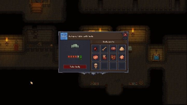 When the donkey brings you a corpse, you can carry it into the morgue - How does a keepers job look like in Graveyard Keeper? - Church and graveyard - Graveyard Keeper Game Guide