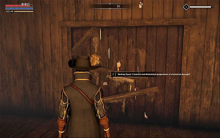 You can destroy only those walls that display the relevant information - an example of such a wall is presented in the picture above - GreedFall: Inaccessible places - how to reach? - FAQ - GreedFall Guide