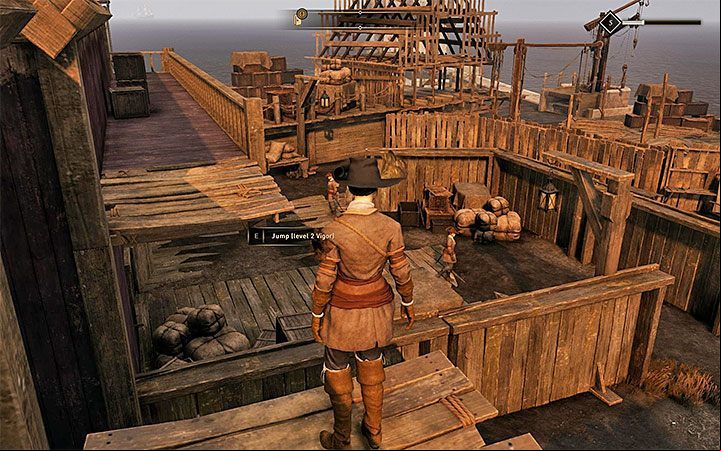 Another type of obstacle are shelves to which you have to jump - GreedFall: Inaccessible places - how to reach? - FAQ - GreedFall Guide