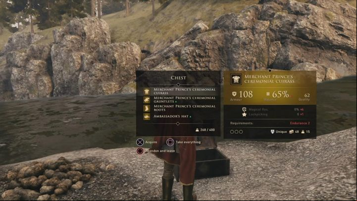 Inside, you will find the merchant kit - GreedFall: Legendary Items - list of all locations - Secrets and additional activities - GreedFall Guide