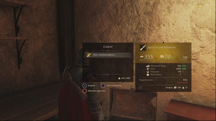 Youll find the rifle in Asilis lab in Hickmet - GreedFall: Legendary Items - list of all locations - Secrets and additional activities - GreedFall Guide