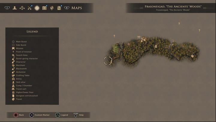 Comment: Frasoneigad, west part of the map - GreedFall: Skill Altars - list of all - Secrets and additional activities - GreedFall Guide