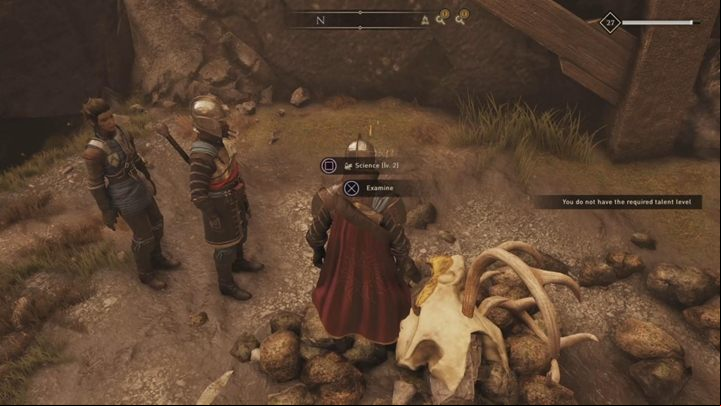 The man will tell you about the location of the theologists camp - GreedFall: Theological Conflicts - walkthrough - The Origins of Theleme - GreedFall Guide