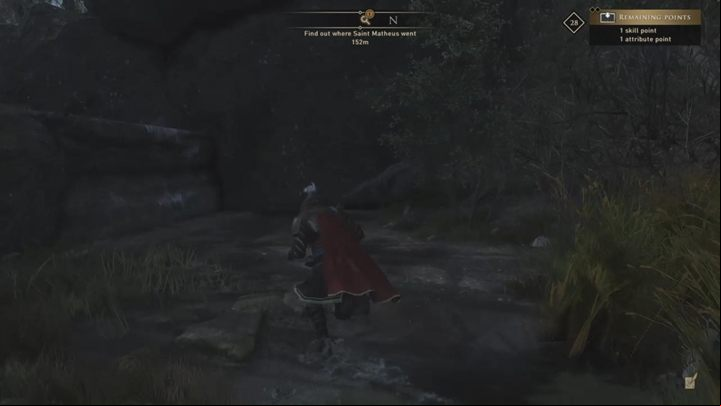 You are ordered to follow in the footsteps of Saint Matheus - GreedFall: In the Footsteps of Saint Matheus - walkthrough - The Origins of Theleme - GreedFall Guide
