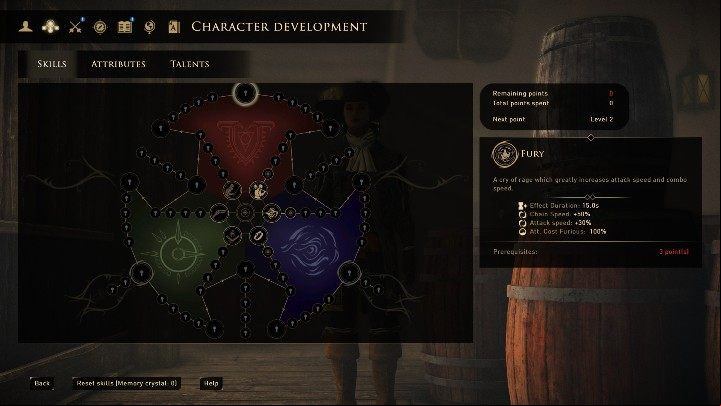 However, if you have chosen a different class, you can still develop your character in that direction - GreedFall: Combat - Basics - GreedFall Guide