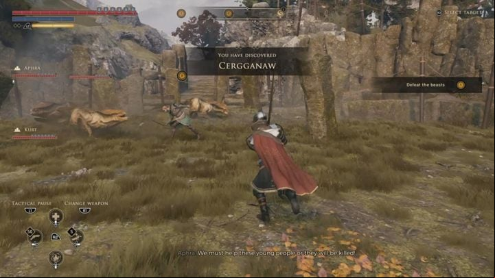 Go to the place, where Dorgred stays with his companion - GreedFall: Islander Knowledge - Aphra quest walkthrough - Aphra - GreedFall Guide
