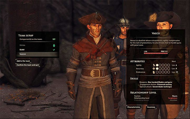 You move in a team consisting of three - it consists of your character and two companions controlled by artificial intelligence - GreedFall: Frequently asked questions - FAQ - GreedFall Guide