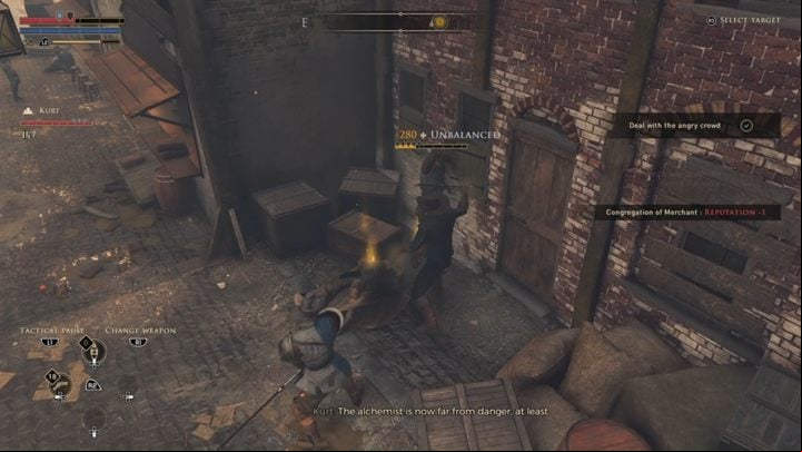 Talk to him, and hell tell you all about his experiments - GreedFall: The Charlatan - walkthrough - Before the Departure - GreedFall Guide