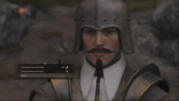 Leave the camp now and you will automatically cause time to and return to the camp in the evening - GreedFall: Amongst the Ghosts - Kurts quest walkthrough - Kurt - GreedFall Guide