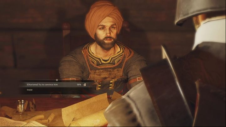 After the conversation, go to the location of Vedrad The Red Woods and talk to the Captain of the Outpost - GreedFall: Find Queen Bladnid - Siora quest walkthrough - Siora - GreedFall Guide