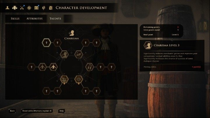 If you dont buy a talent, such as lockpicking, your character will not be able to do so until he/she has got the required item - GreedFall: 100% - how to complete the game? - Basics - GreedFall Guide