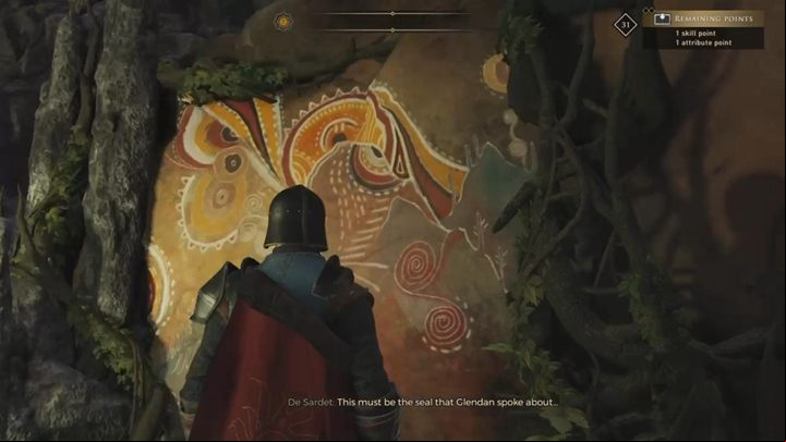 Move forward and approach the painting on the wall - GreedFall: The Trials of the Water - walkthrough - A Cure for Malichor - GreedFall Guide