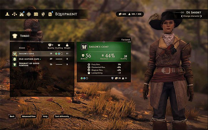 You cant take off other elements of equipment, and the remove button wont appear - GreedFall: Inventory - why cant I remove an item? - FAQ - GreedFall Guide