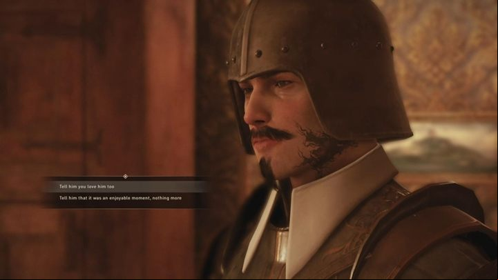 To start an affair with your chosen companion, you must first of all complete all companion side quests commissioned by him/her and then develop a relationship - GreedFall: Romances - are there any? - FAQ - GreedFall Guide