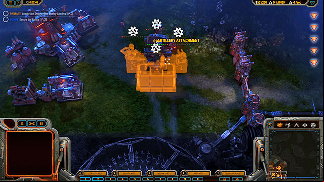 After you have assembled a big assault team, it is time to strike - Mission 2 - Ruks Bend - The Beta campaign - Grey Goo - Game Guide and Walkthrough