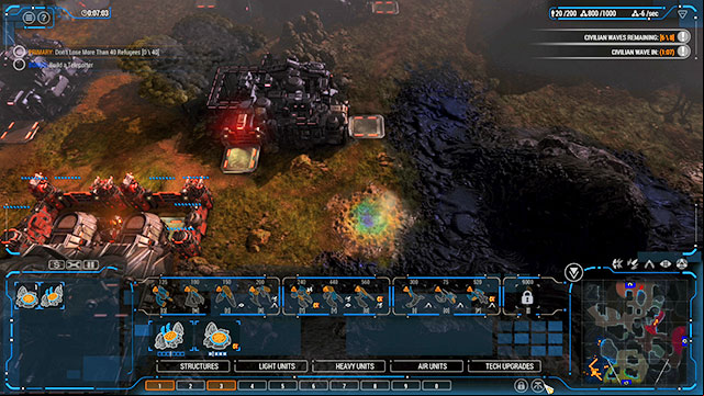 First of all, forget about saving all of the refugees - Mission 9 - Magos - Human campaign - Grey Goo - Game Guide and Walkthrough