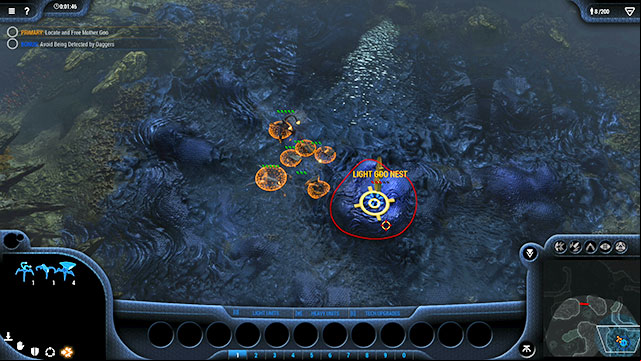 Move the Mother Goo over onto the resource deposit - Mission 11 - The Cauldron - Goo campaign - Grey Goo - Game Guide and Walkthrough