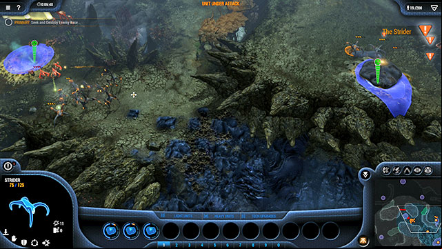 Keep amassing resources, for which you should build Small Proteans - Mission 11 - The Cauldron - Goo campaign - Grey Goo - Game Guide and Walkthrough