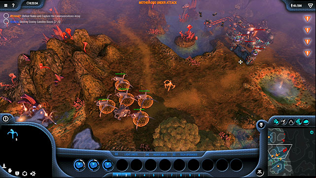 After the battle, seize both of the deposits - Mission 13 - The Grotto - Goo campaign - Grey Goo - Game Guide and Walkthrough