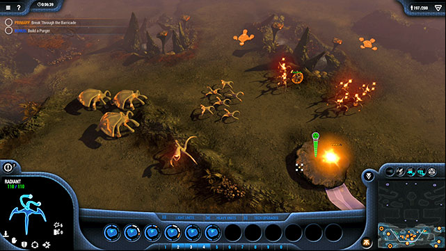 Take your time and expand your forces - Mission 14 - The Barricade - Goo campaign - Grey Goo - Game Guide and Walkthrough