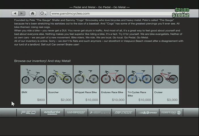 Bicycle store - GTA Online: Online shops - Jobs - GTA Online Guide