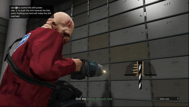 Using the drill requires a feel to it - GTA Online Heists: Heist 1, Fleeca Job - Heists (DLC) - GTA Online Guide